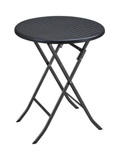 Klapptisch rund rattan - rund,, rattan-optik